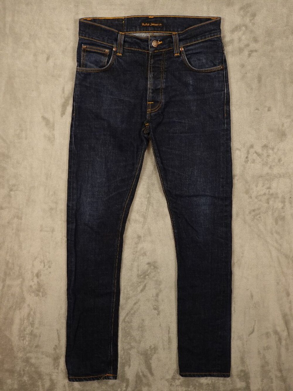 Nudie Jeans Co Dude Dan Jeans Men's 30x32 Dry Comfort Dark‎ Organic Cotton Italy